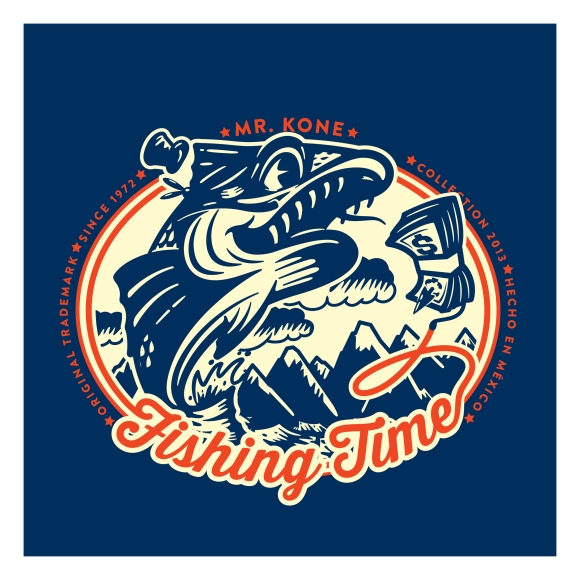Ilustración Fishing Time, 2013.